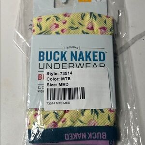 Duluth Trading Co Floral Yellow Women's Panties